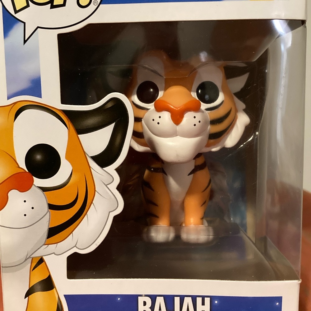 Funko Pop Disney Aladdin Rajah Tiger Figure - Orange and White